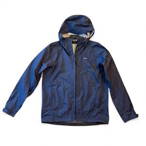 Patagonia Men's Torrentshell Rain Jacket - Size M (Smolder Blue Color)